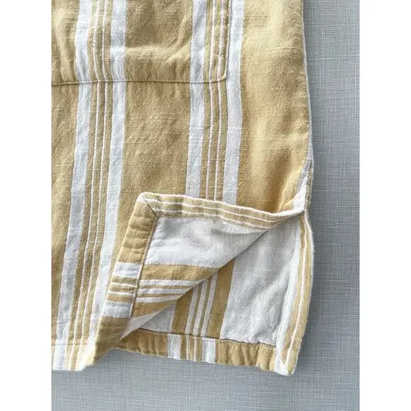 Eileen Fisher Sz S/M Striped Kimono Jacket Organic Cotton Lagenlook Boho Casual - Picture 8 of 12